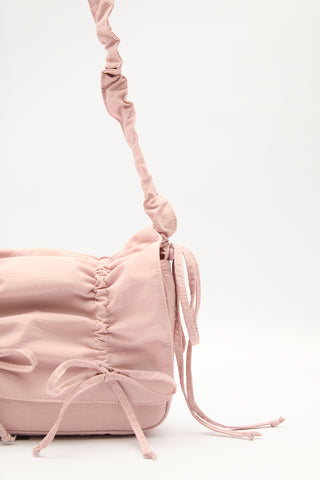 Ruched Shoulder Bag Pink