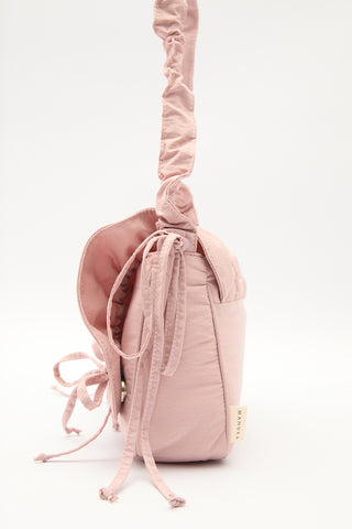 Ruched Shoulder Bag Pink