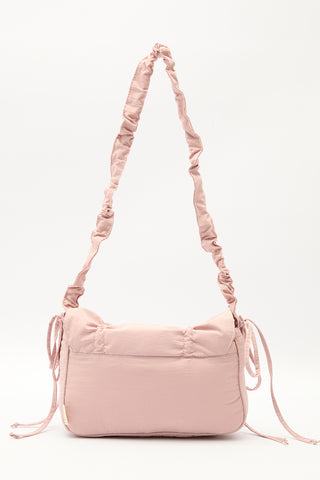 Ruched Shoulder Bag Pink