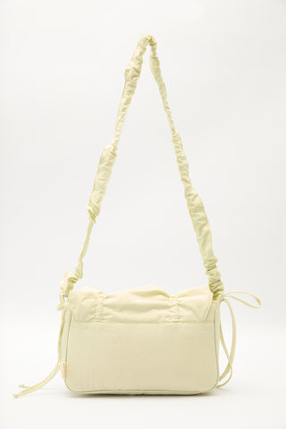 Ruched Shoulder Bag Yellow