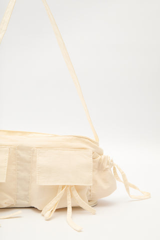 Drawstring Bag With Pockets Vanilla