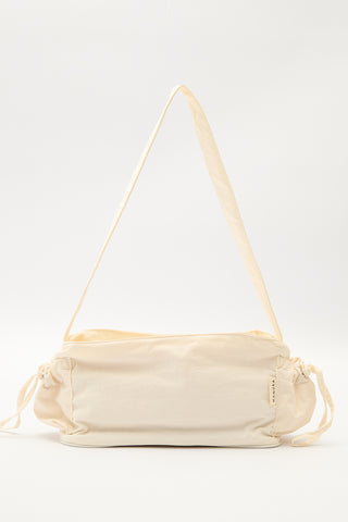 Drawstring Bag With Pockets Vanilla