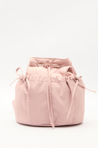Ruched Backpack Pink