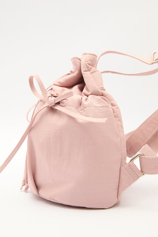 Ruched Backpack Pink