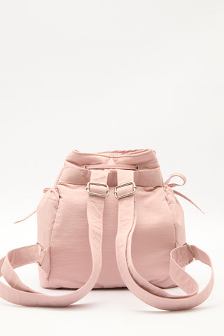 Ruched Backpack Pink