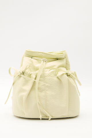 Ruched Backpack Yellow