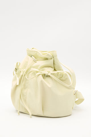 Ruched Backpack Yellow