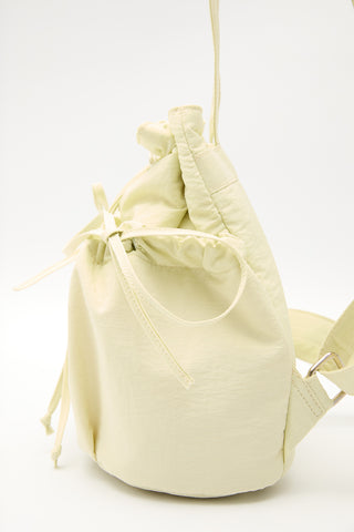 Ruched Backpack Yellow