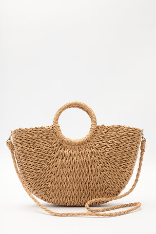 Medium Woven Handbag Natural