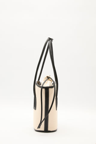 Canvas Bucket Bag Beige