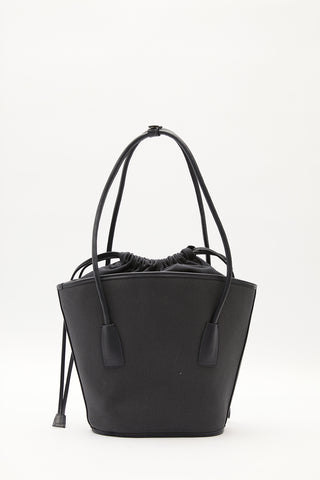 Canvas Bucket Bag Navy Blue