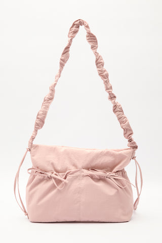 Ruched Tote Bag Pink