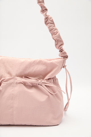 Ruched Tote Bag Pink
