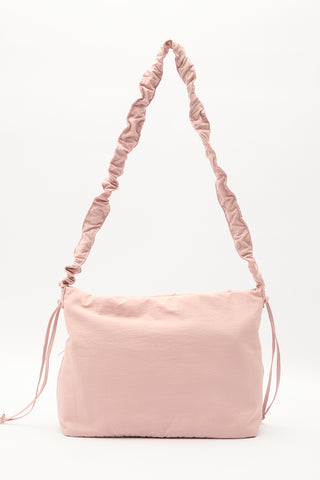 Ruched Tote Bag Pink