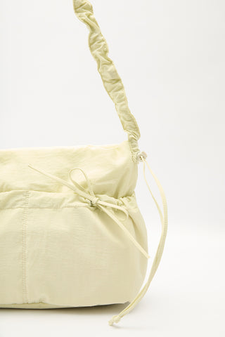 Ruched Tote Bag Yellow