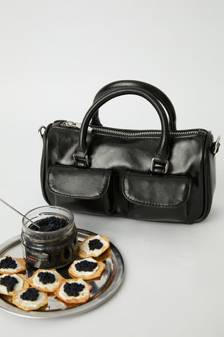 Lenora Pocketed Bag Black Truffle