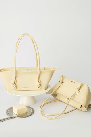 Bonnie Tie-Detail Bag Butter Yellow