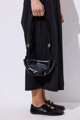 Elora Tie-Detail Bag Black Truffle