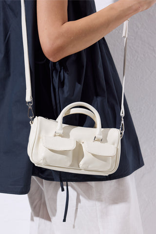 Lenora Pocketed Bag Vanilla
