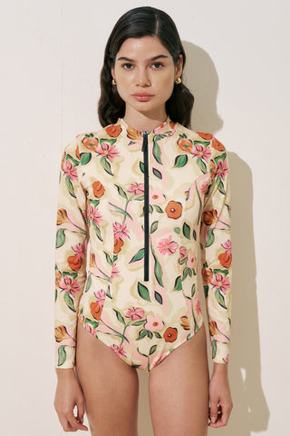 Zip Surf Suit Pure Floral