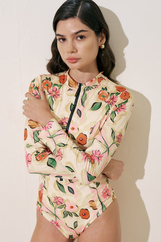 Zip Surf Suit Pure Floral