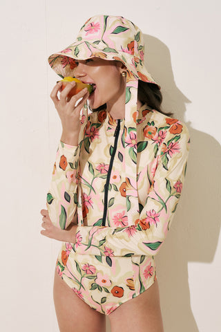 Zip Surf Suit Pure Floral