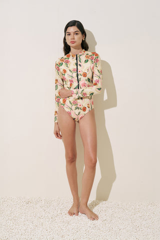 Zip Surf Suit Pure Floral