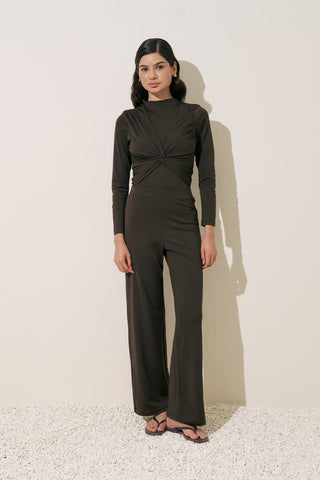 Knotted Surf Suit Brown