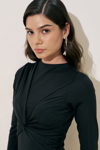 Knotted Surf Suit Black