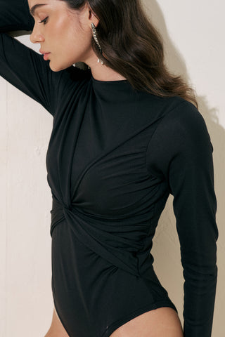 Knotted Surf Suit Black