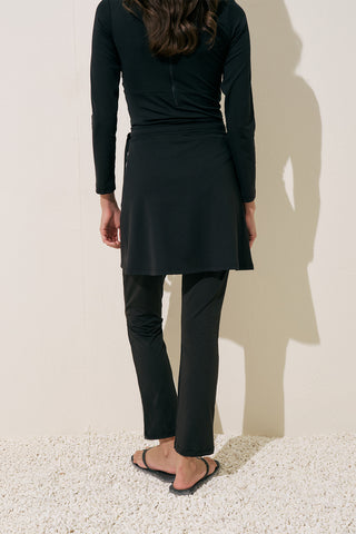 Knotted Surf Suit Black