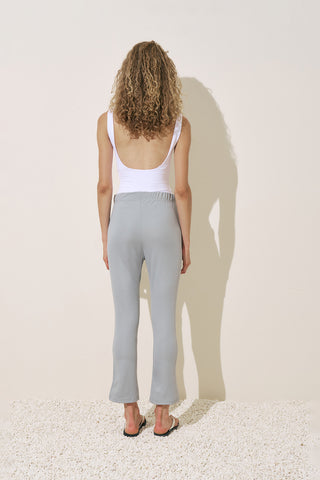 Flared Swim Pants Blue