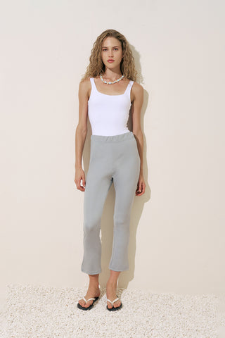 Flared Swim Pants Blue