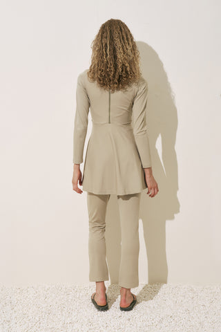 DÜĞÜM DETAYLI TESETTÜR MAYO YEŞİL