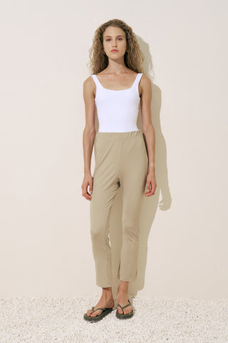 Flared Swim Pants Green