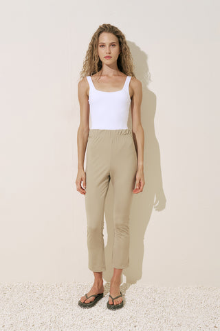 Flared Swim Pants Green