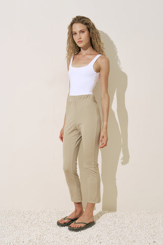 Flared Swim Pants Green