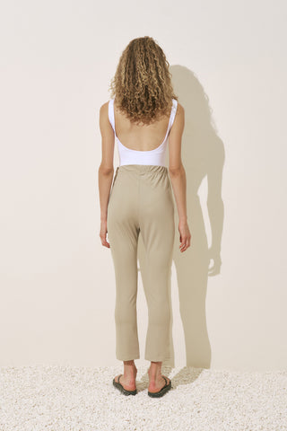 Flared Swim Pants Green