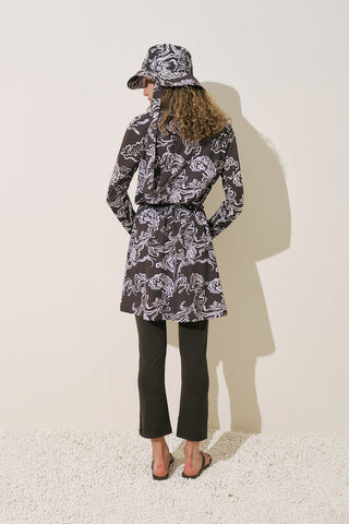 Printed Wrap Swimsuit Alea