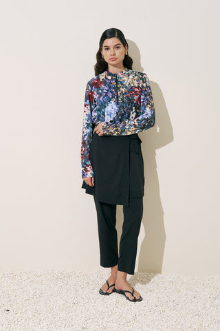 Printed Wrap Swimsuit Color Palette