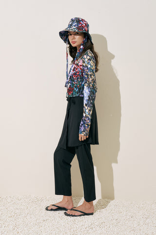 Printed Wrap Swimsuit Color Palette