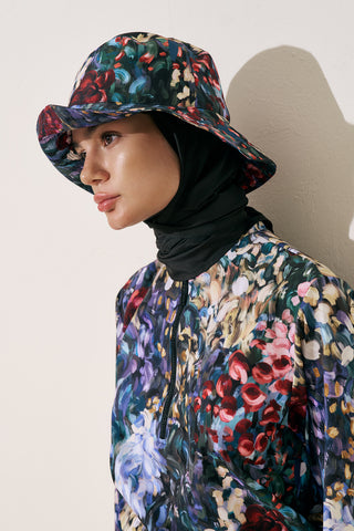 Printed Wrap Swimsuit Color Palette