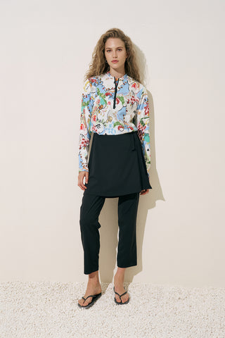 Printed Wrap Swimsuit Summer