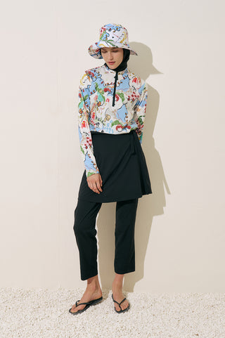 Printed Wrap Swimsuit Summer