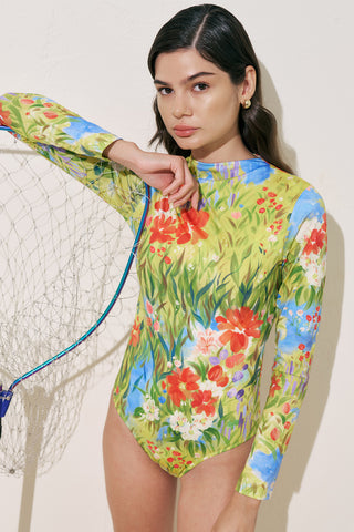 Printed Surf Suit Gardenya