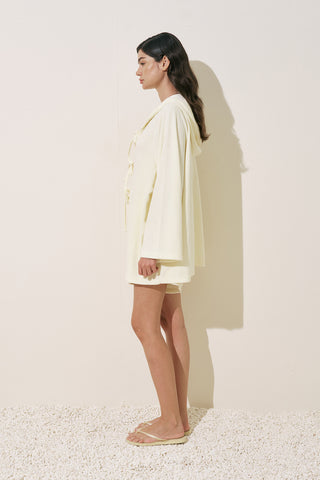 Terry Fabric Kimono Vanilla