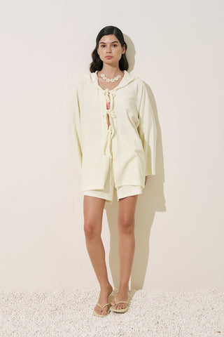 Terry Fabric Kimono Vanilla