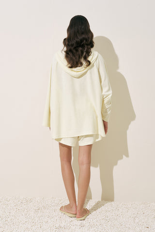 Terry Fabric Kimono Vanilla