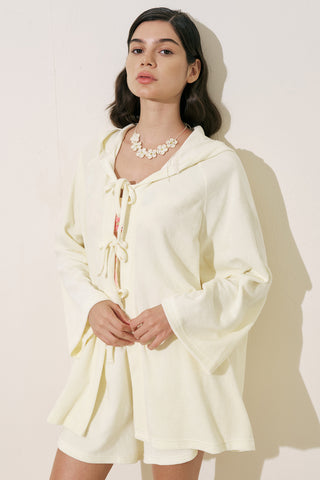 Terry Fabric Kimono Vanilla