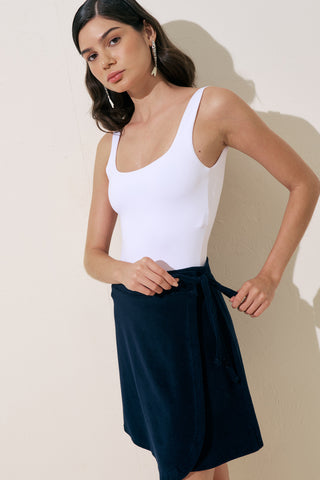 Terry Pareo Skirt Navy Blue